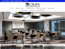 Tablet Screenshot of califa.com.pe